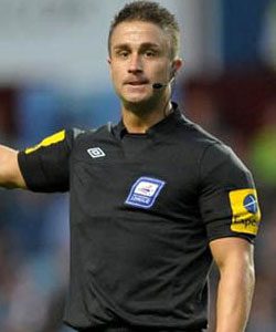Referee James Adcock